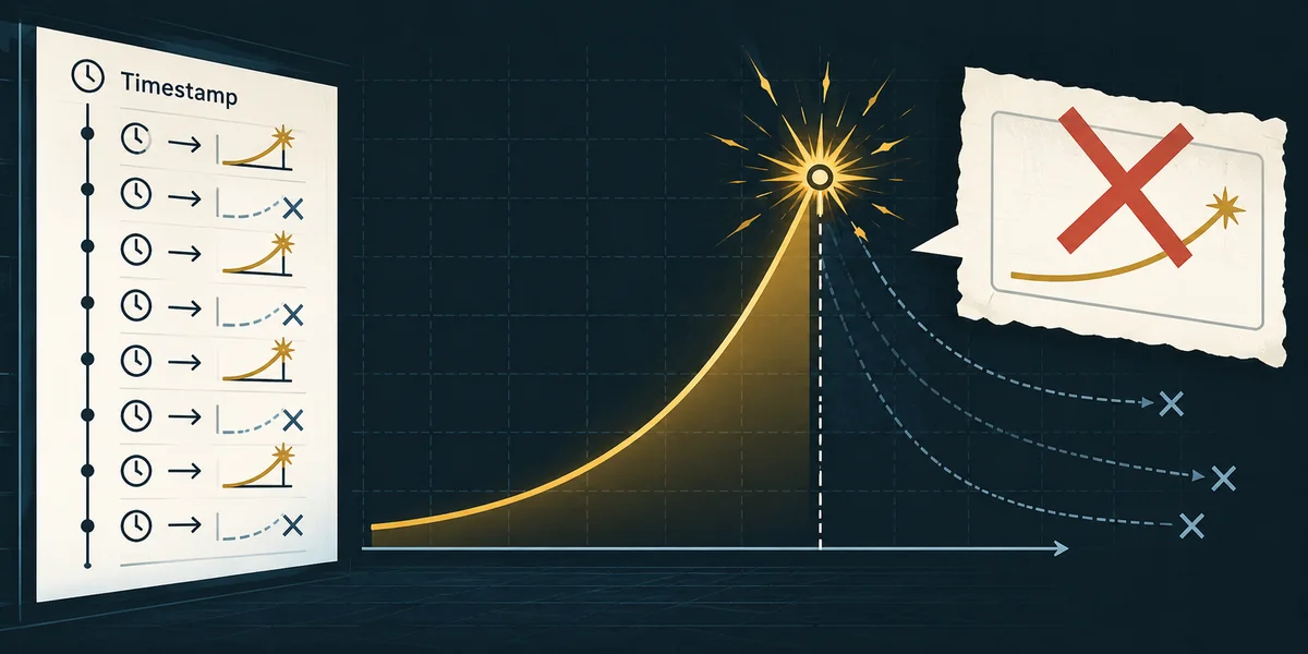 Editorial illustration: Crash Predictors: Accuracy, Evidence and Scam Claims